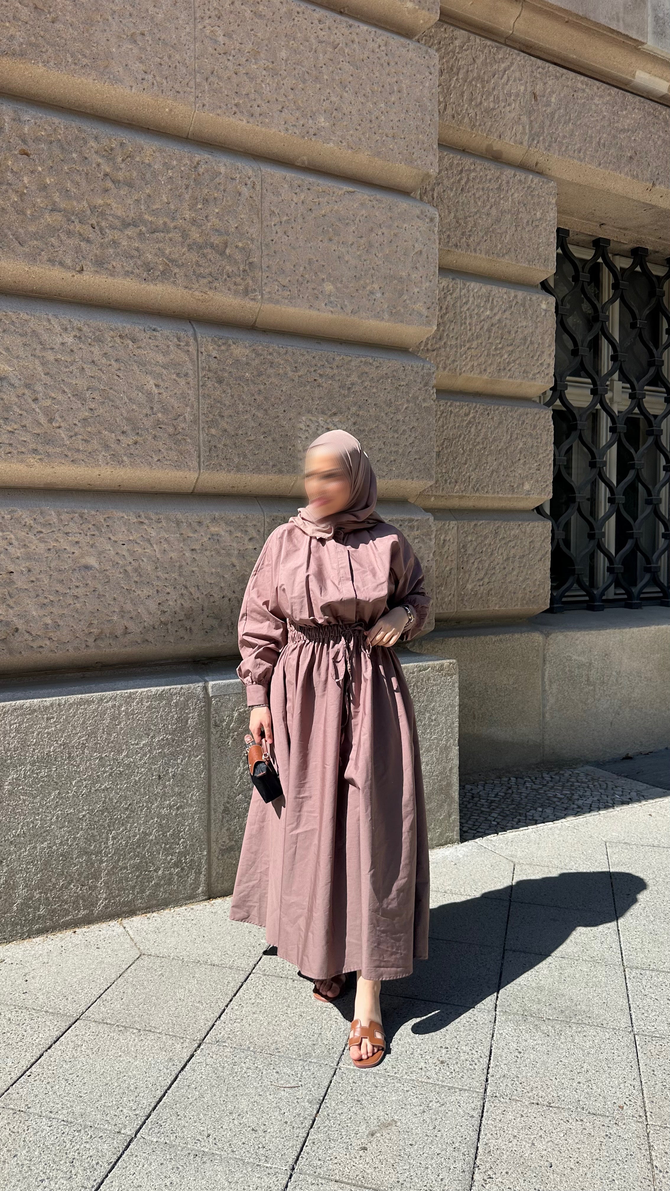 Noura Popeline Kleid