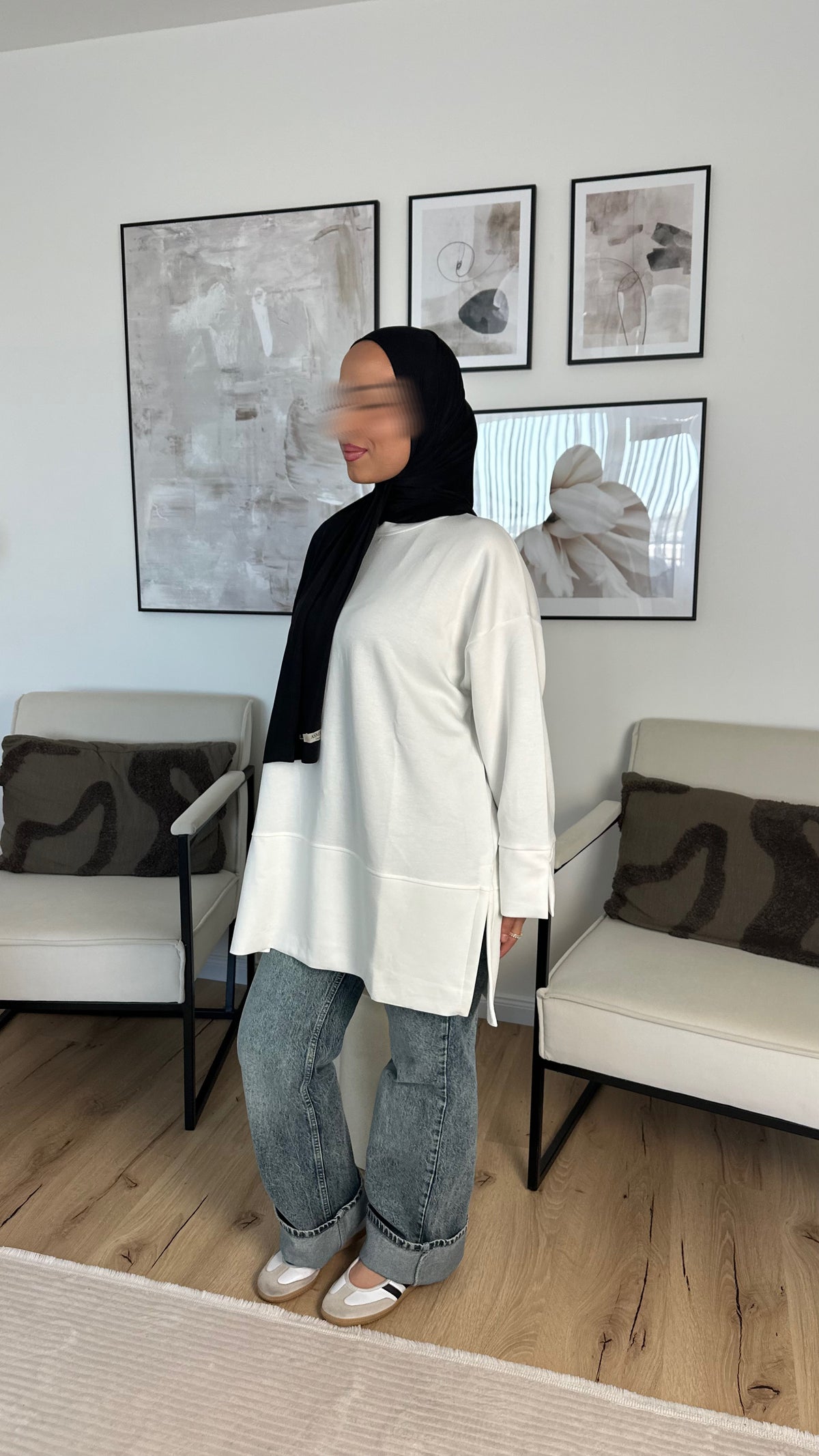 Basic Oversized Oberteil