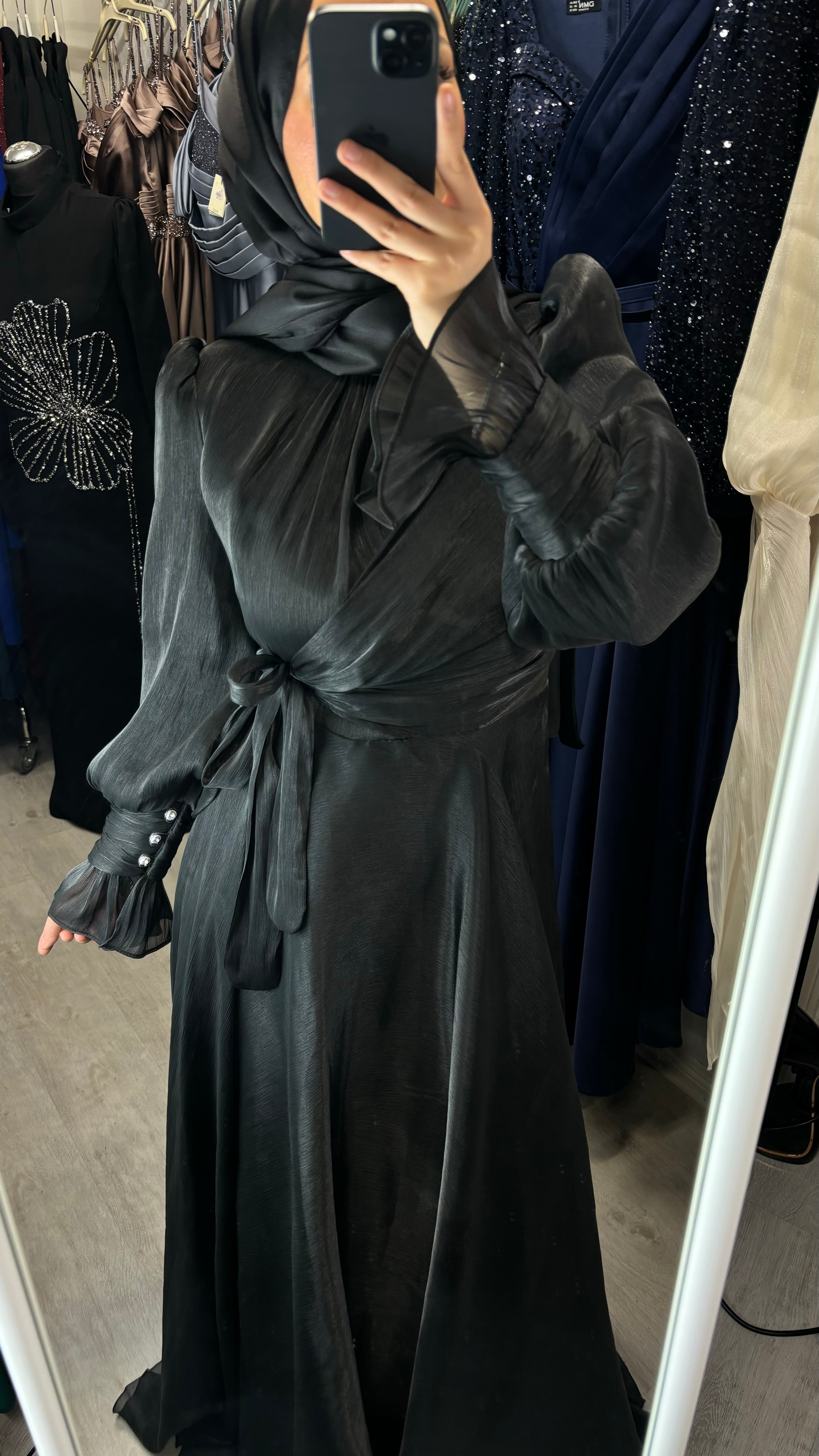 Robe de soirée Anaya en noir