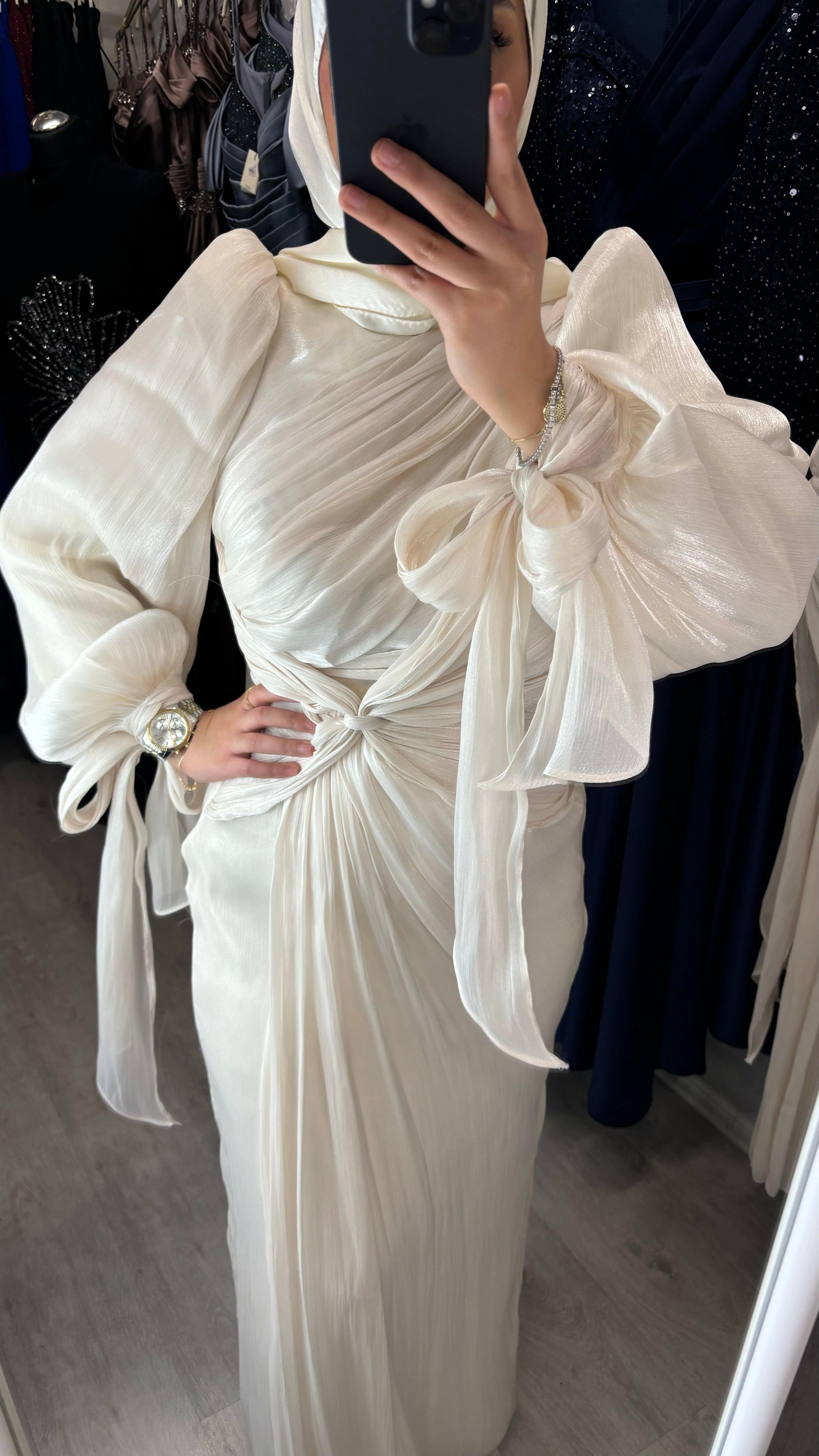 Alya Abendkleid in creme