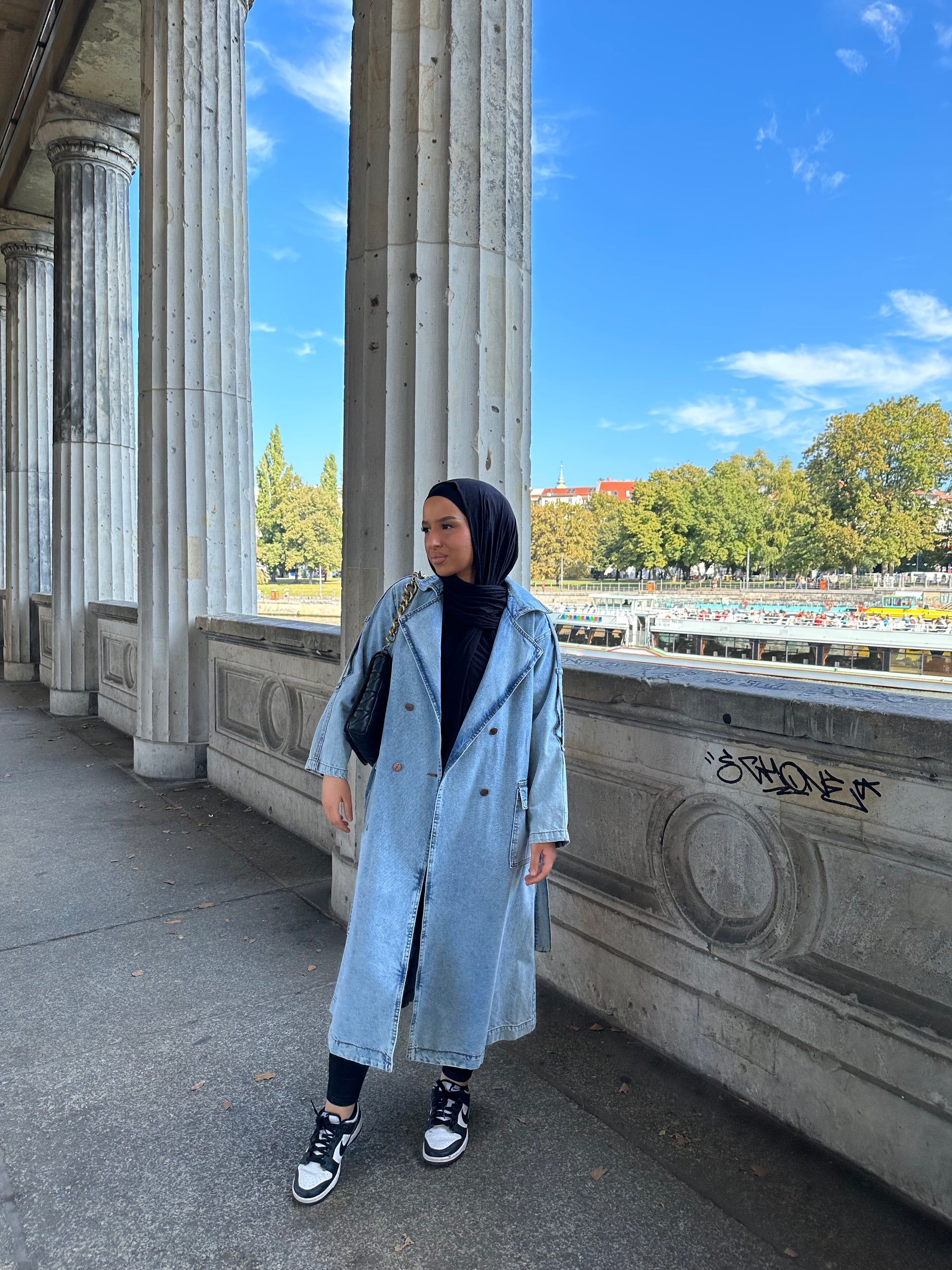 Safa Denim Trenchcoat