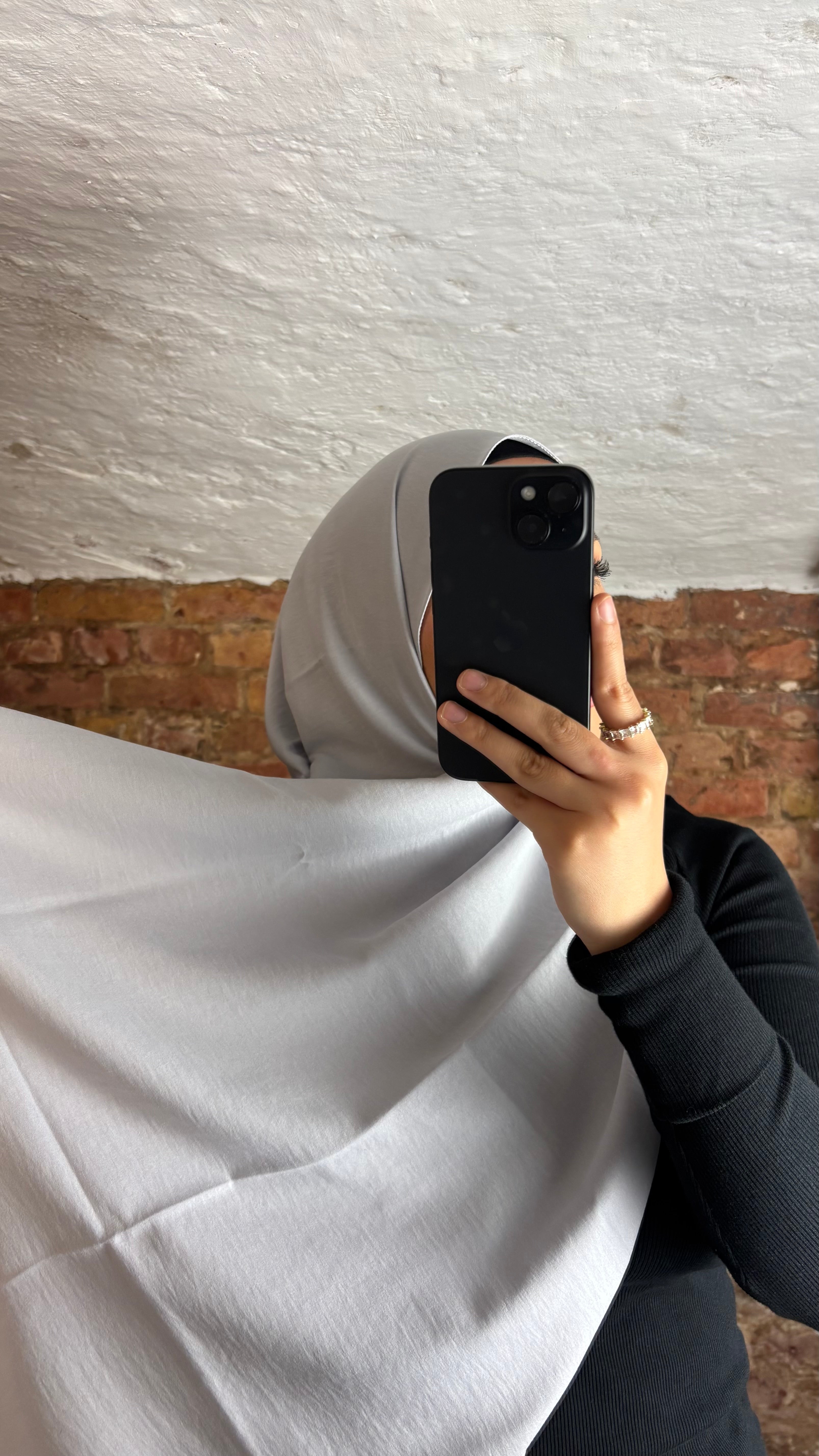 Armine Premium Jazz Hijab in Hellgrau