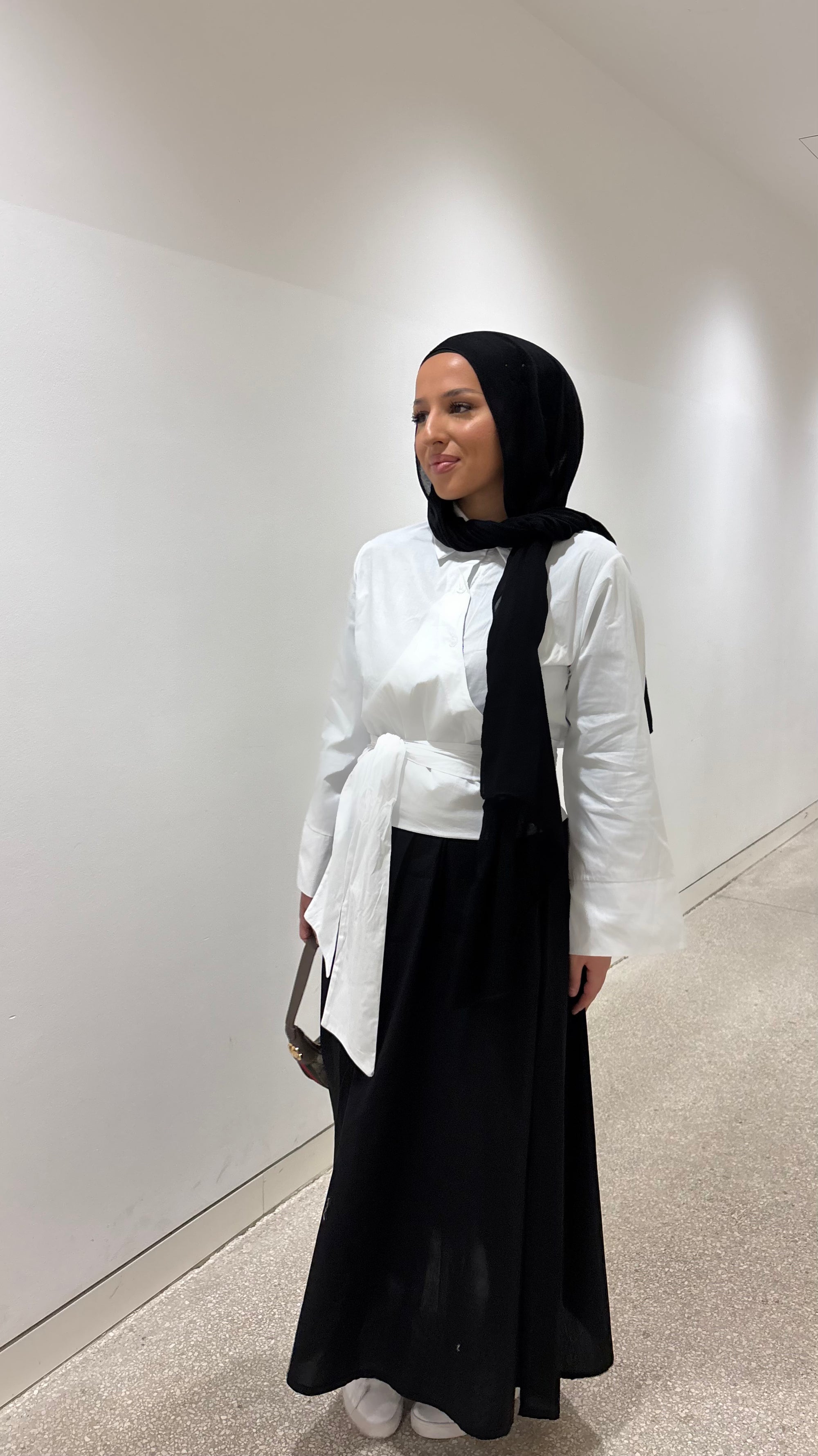 Efna top in white
