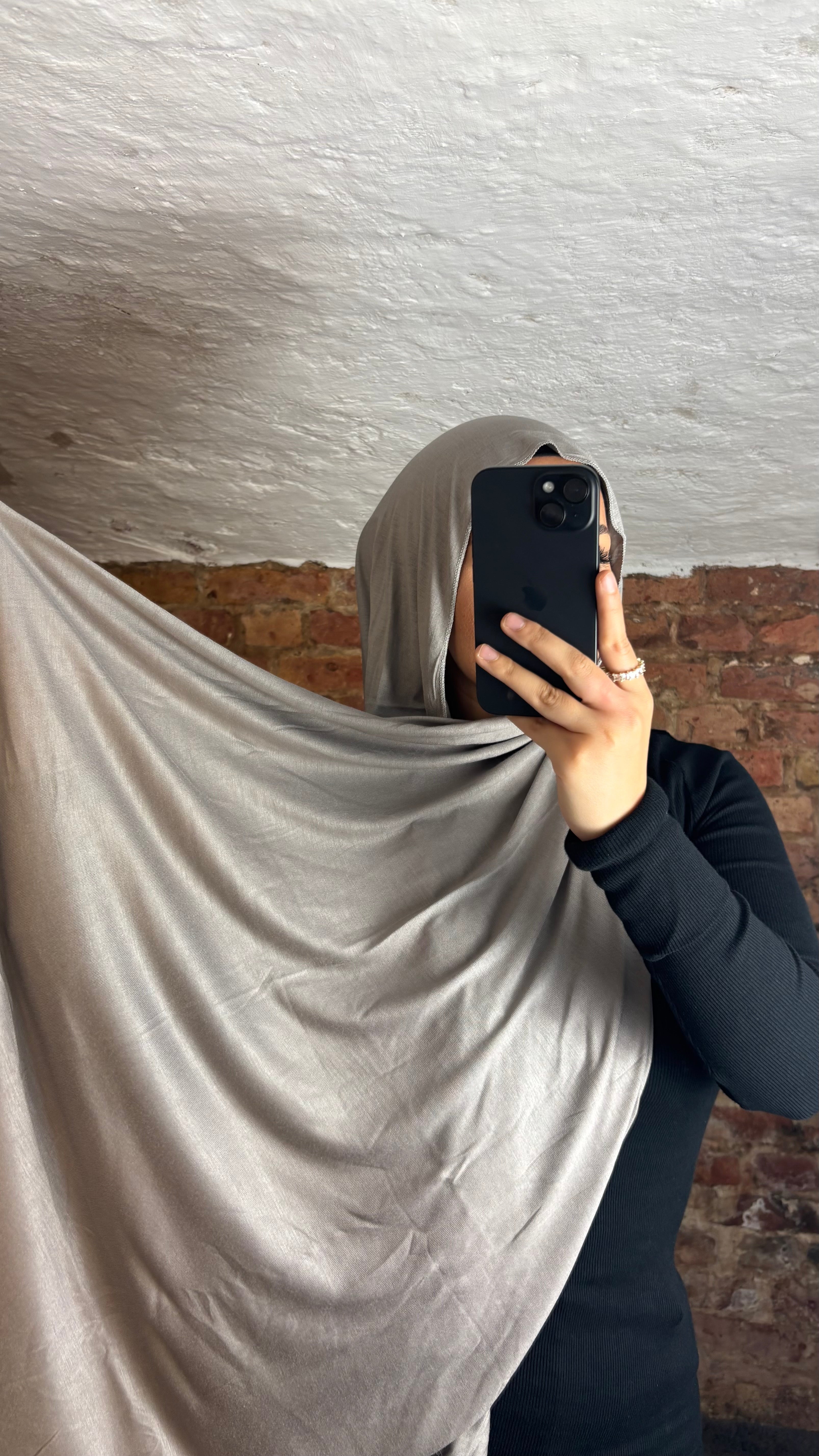 Armine Jersey Hijab in Stone