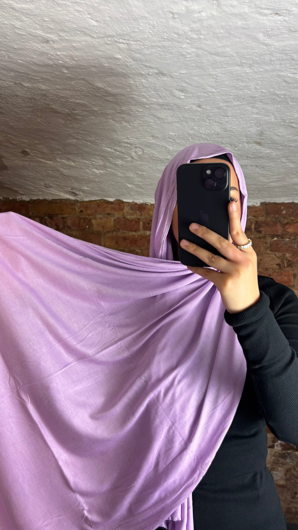 Armine jersey hijab in purple