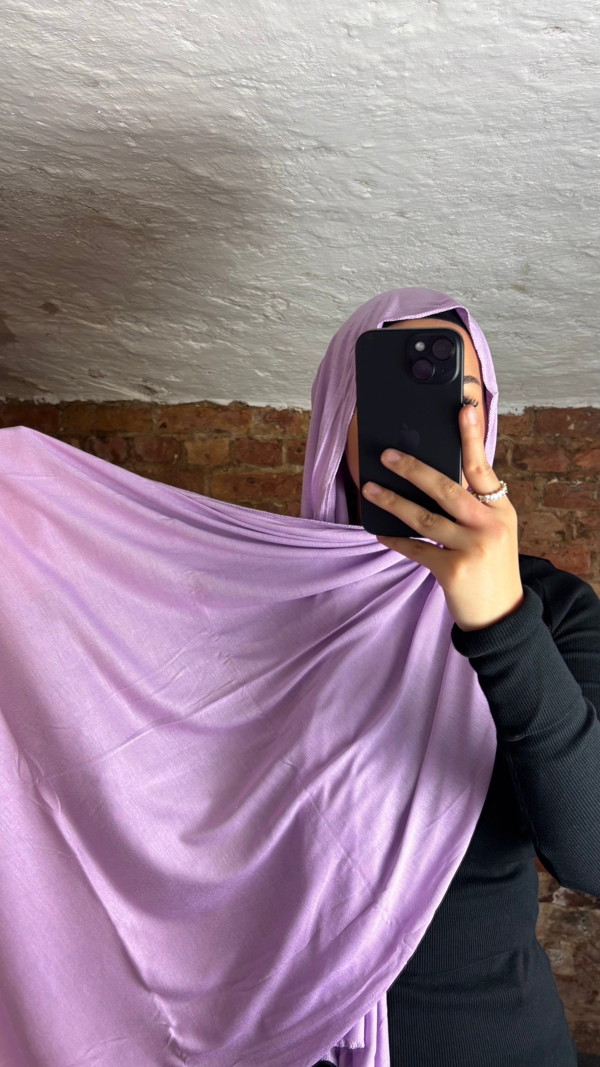 Armine jersey hijab in purple