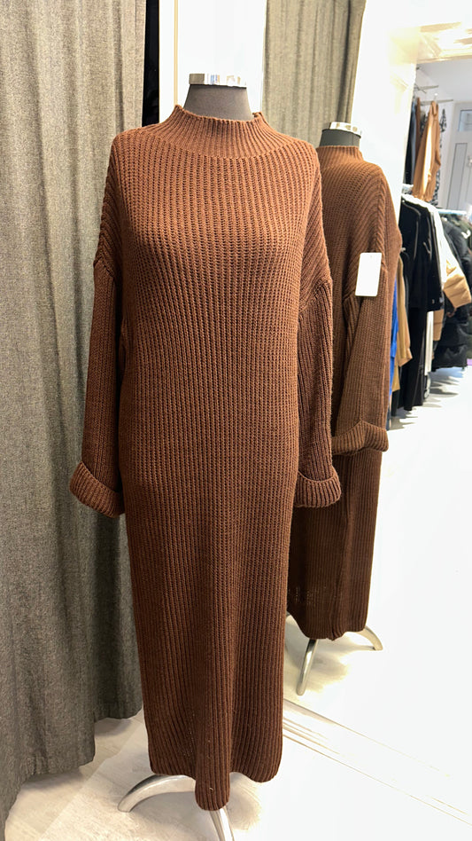 Pullover Kleid „Meysa“ in Braun