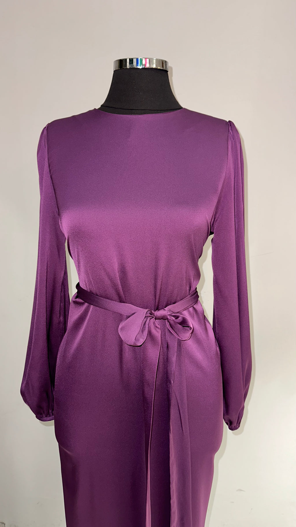 Yasmin wrap dress in purple