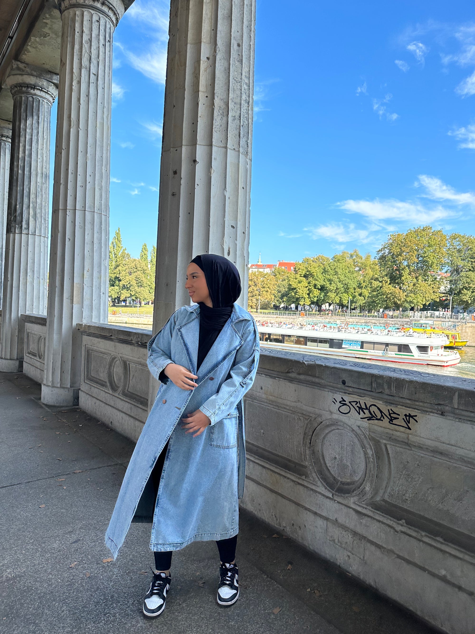 Safa Denim Trenchcoat