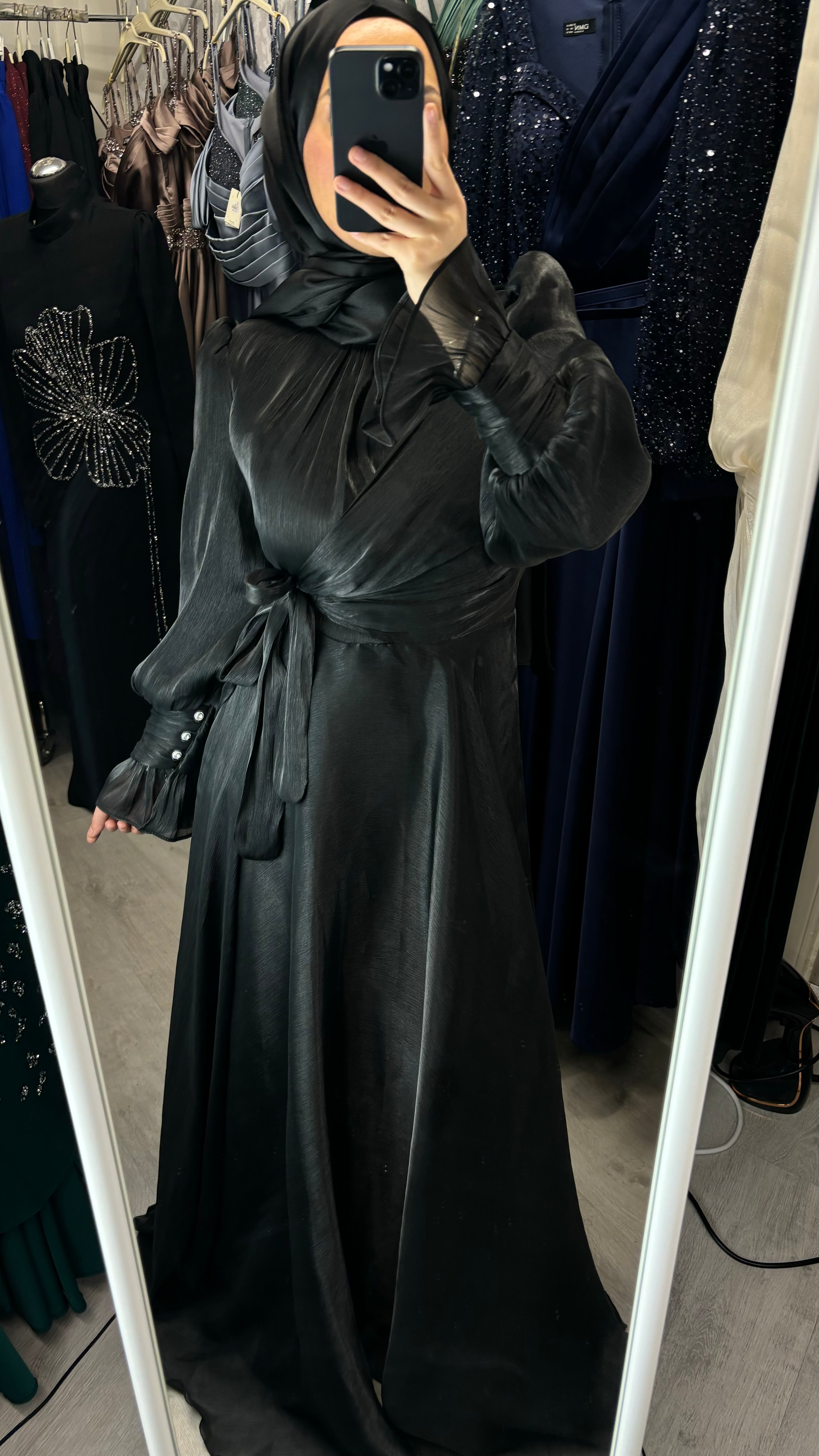 Robe de soirée Anaya en noir