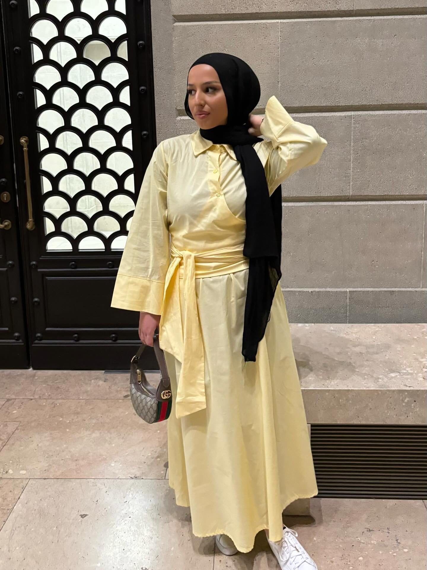 Efna top in butter yellow