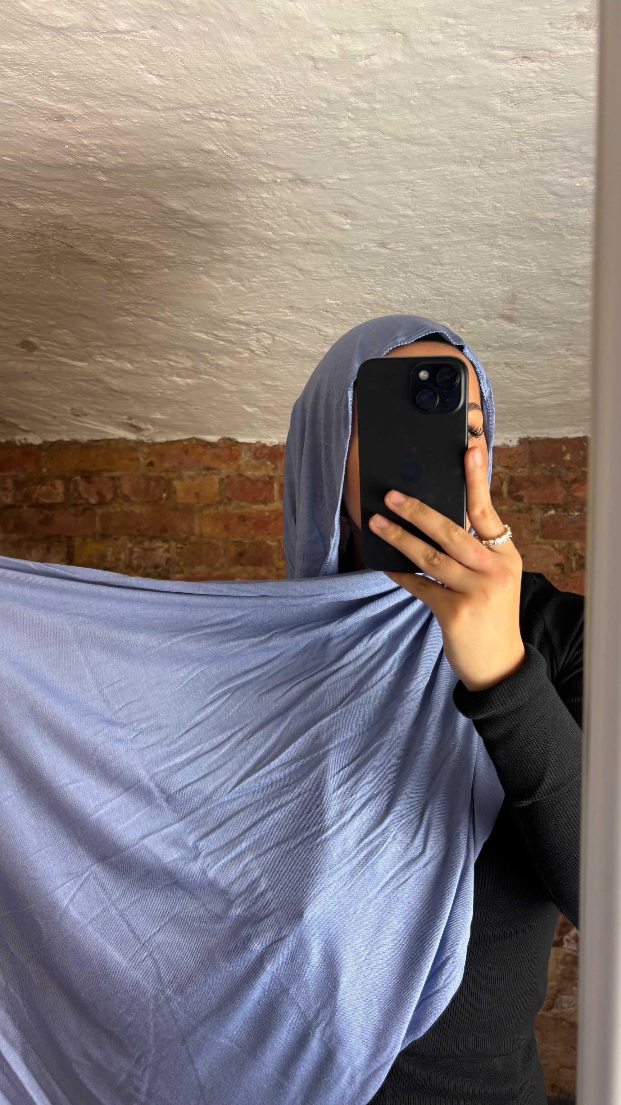 Armine jersey hijab in light blue