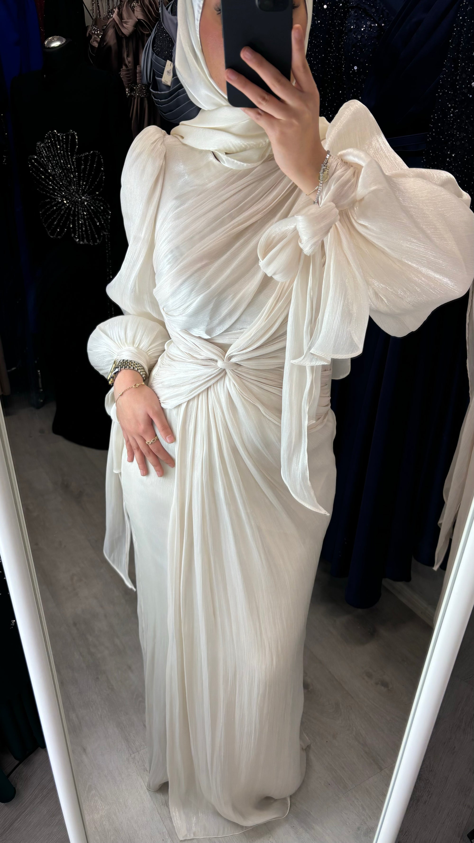 Alya Abendkleid in creme