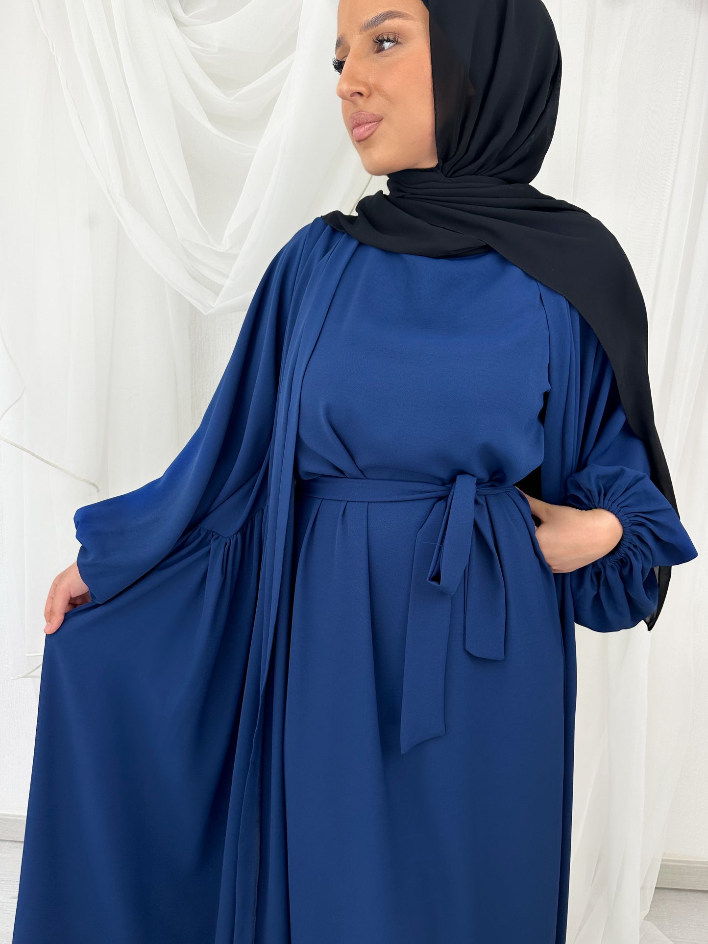 Zweiteiliger Abaya "Dafina" in Blau