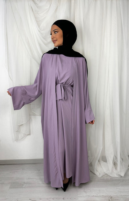 Zweiteiliger Abaya "Dunya" in Lila