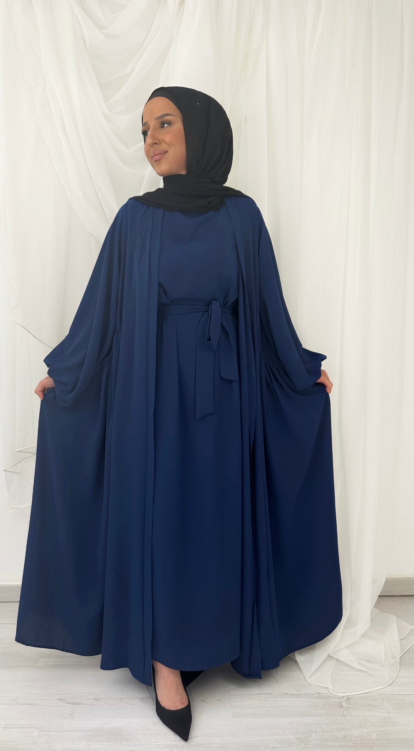 Zweiteiliger Abaya "Dafina" in Blau