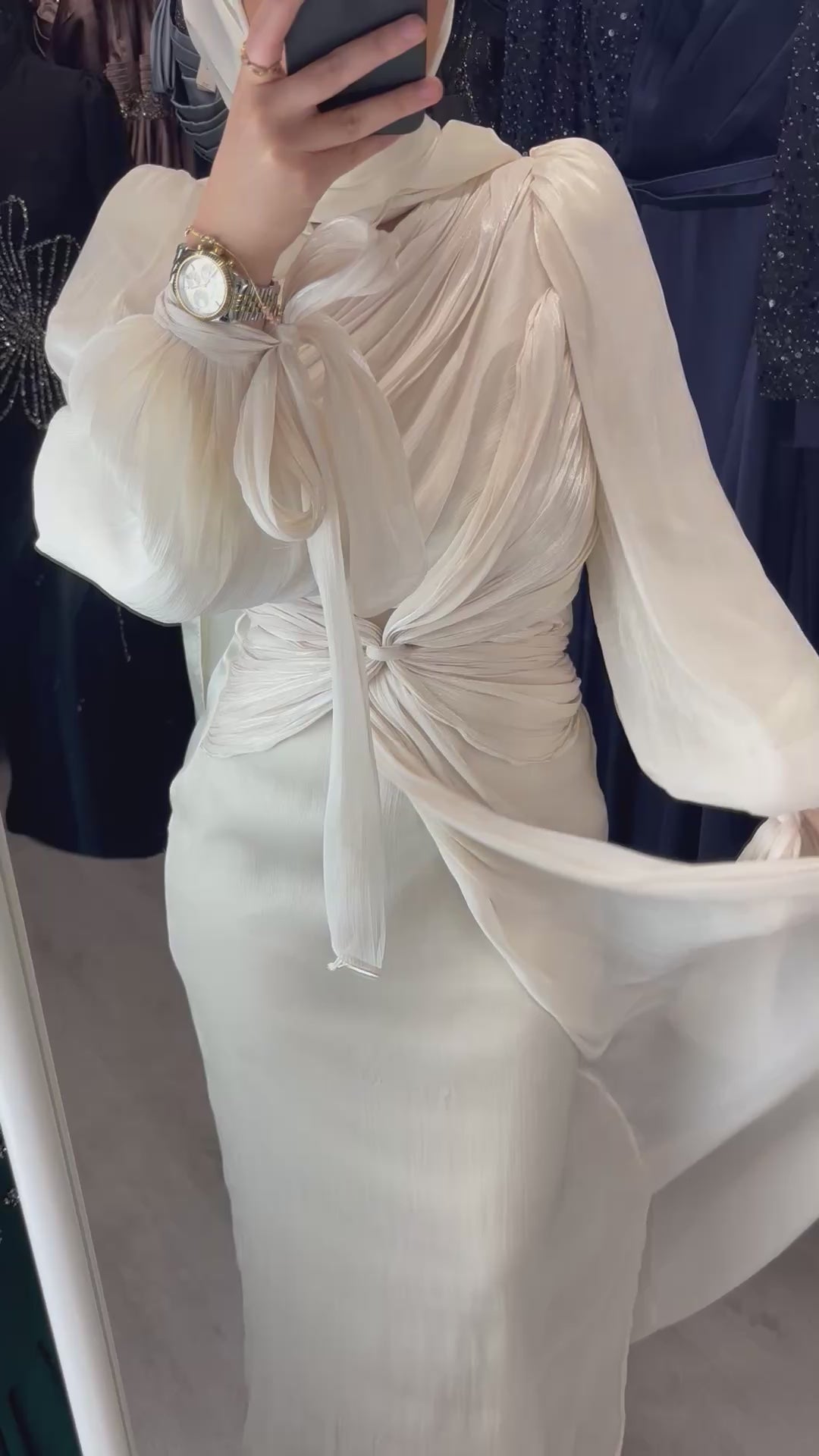 Alya Abendkleid in creme