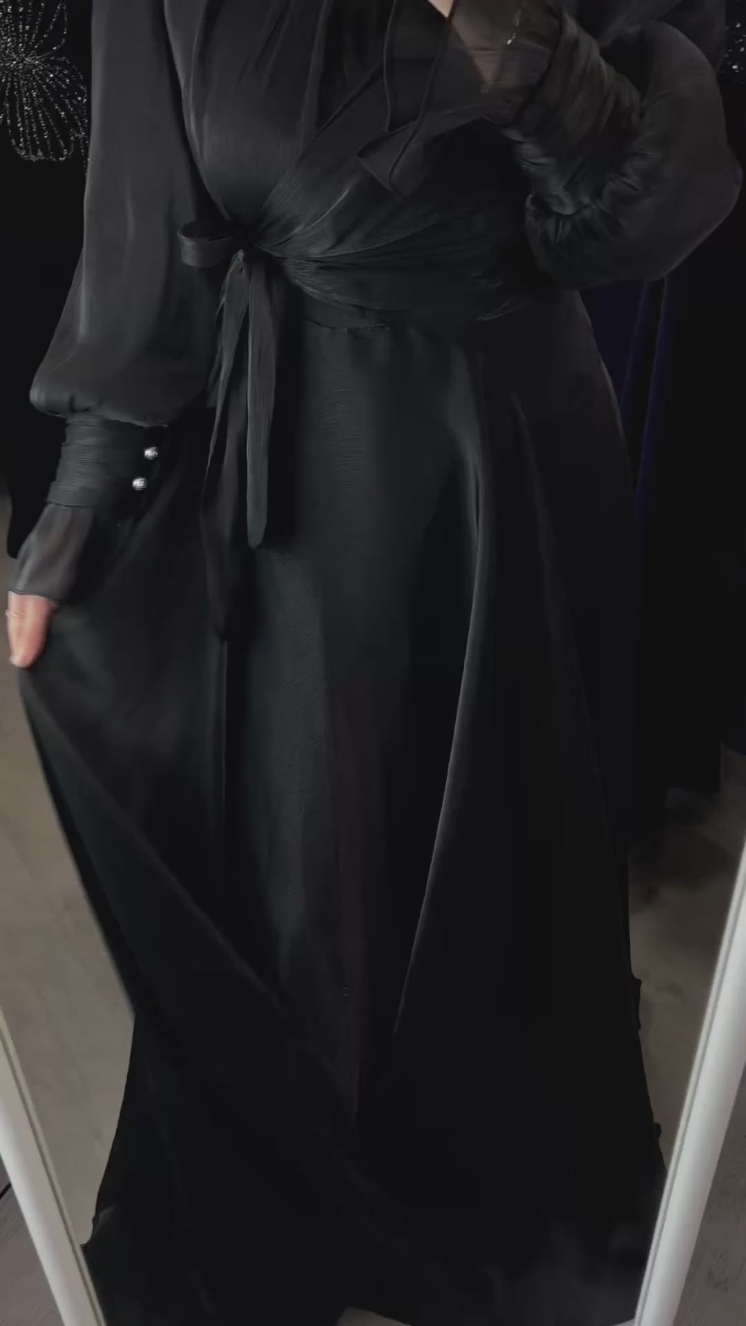 Robe de soirée Anaya en noir